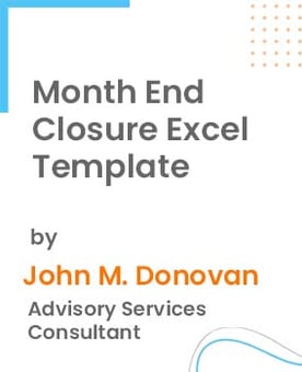 month end closure template